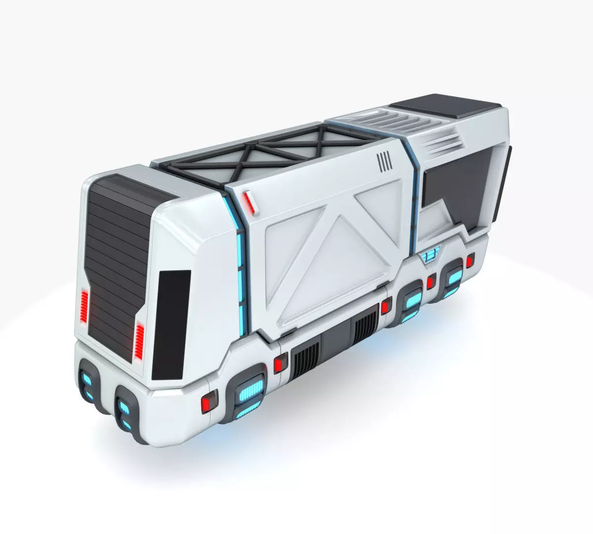 Hover truck 02 3D model