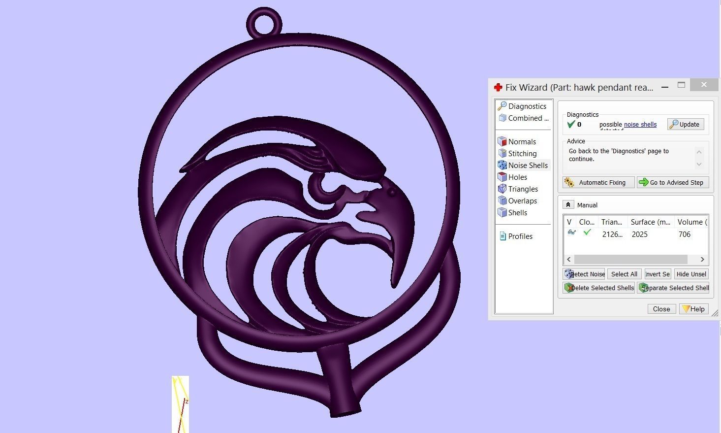 The falcon eye 3D print model_8