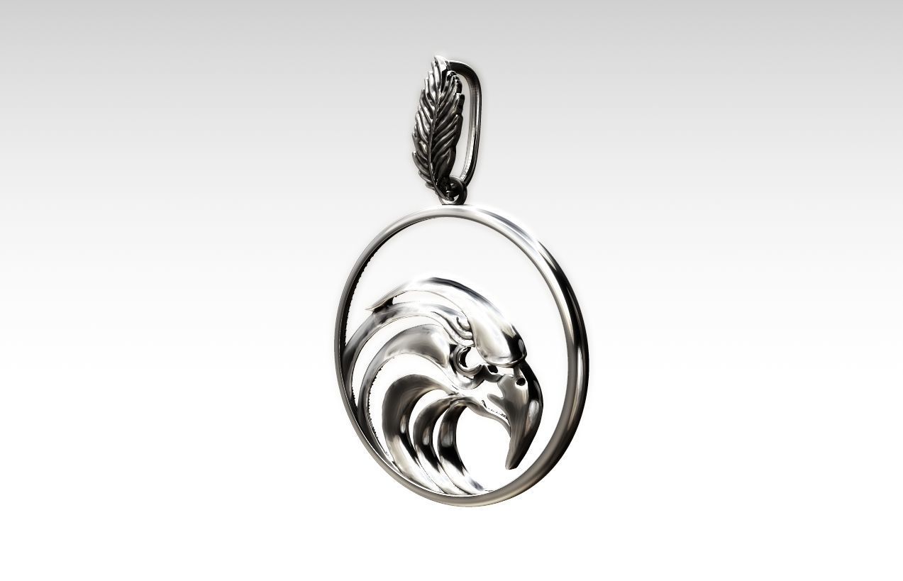 The falcon eye 3D print model_1