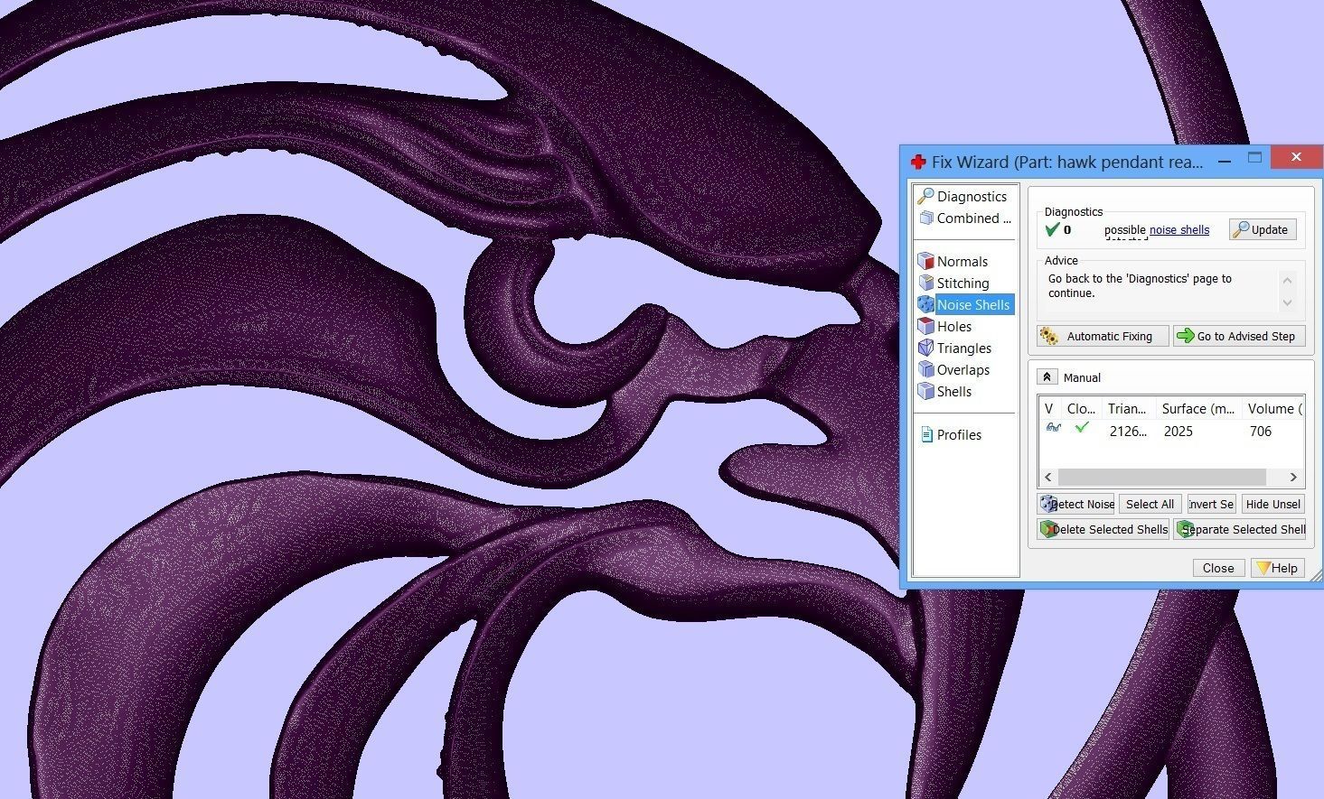 The falcon eye 3D print model_7
