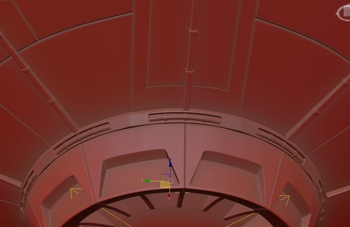 Alien UFO  3D model_7