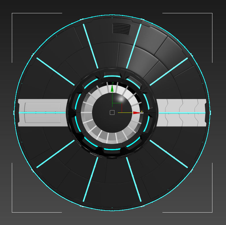 Alien UFO  3D model_3