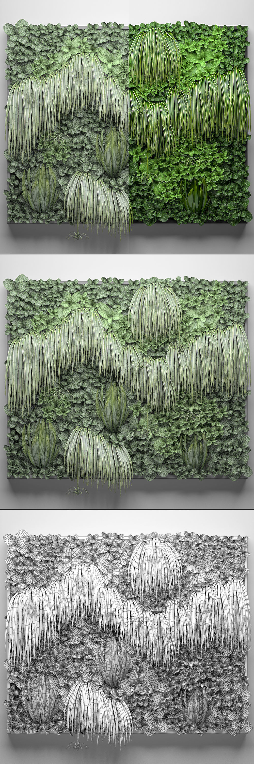 Vertical gardening 3D model_6