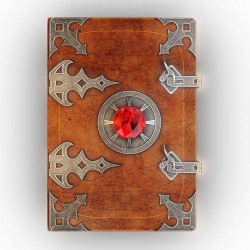 Magic Book Animated Vray Scene 3D model