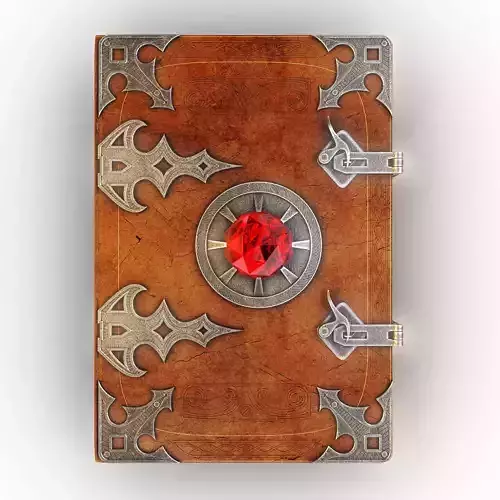 Magic Book Animated Vray Scene 3D model