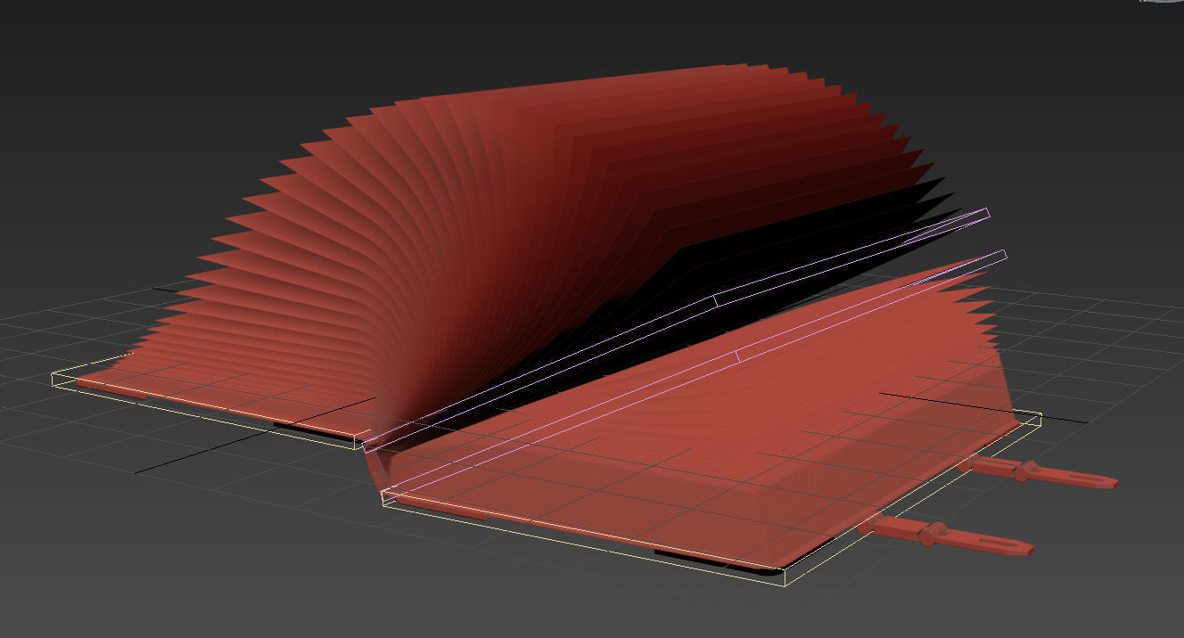 Magic Book Animated Vray Scene 3D model_6