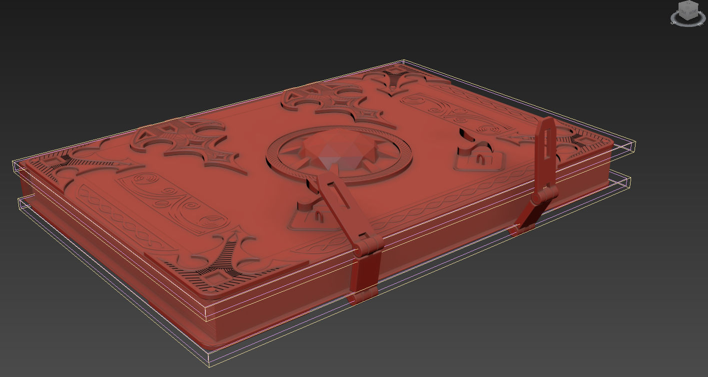 Magic Book Animated Vray Scene 3D model_7