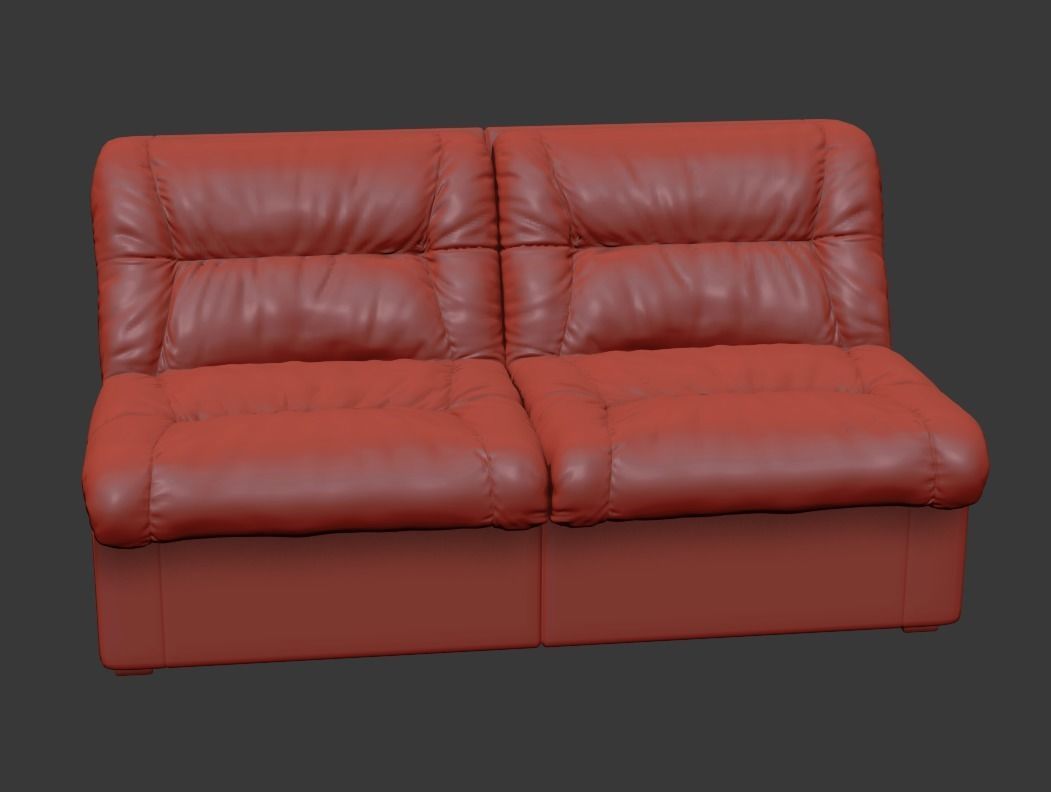 Sofa Vizit Neapol PBR 3D model_7