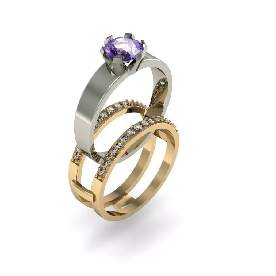 fashion ring transformer 3D print model