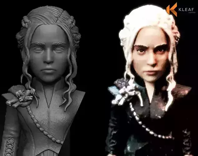 Game of Thrones - Daenerys Targaryen 3D print model