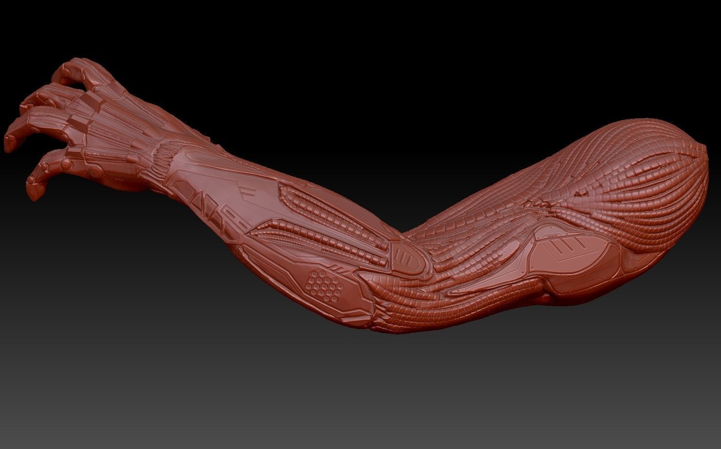 Cable arm inspired from deadpool2  3D print model_4