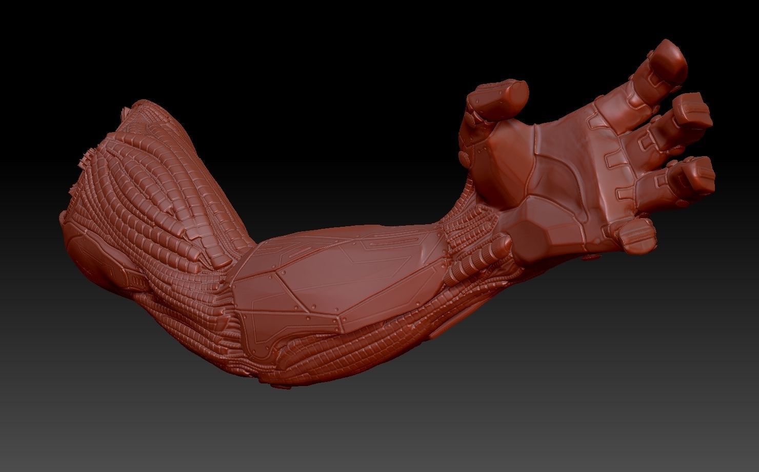 Cable arm inspired from deadpool2  3D print model_2