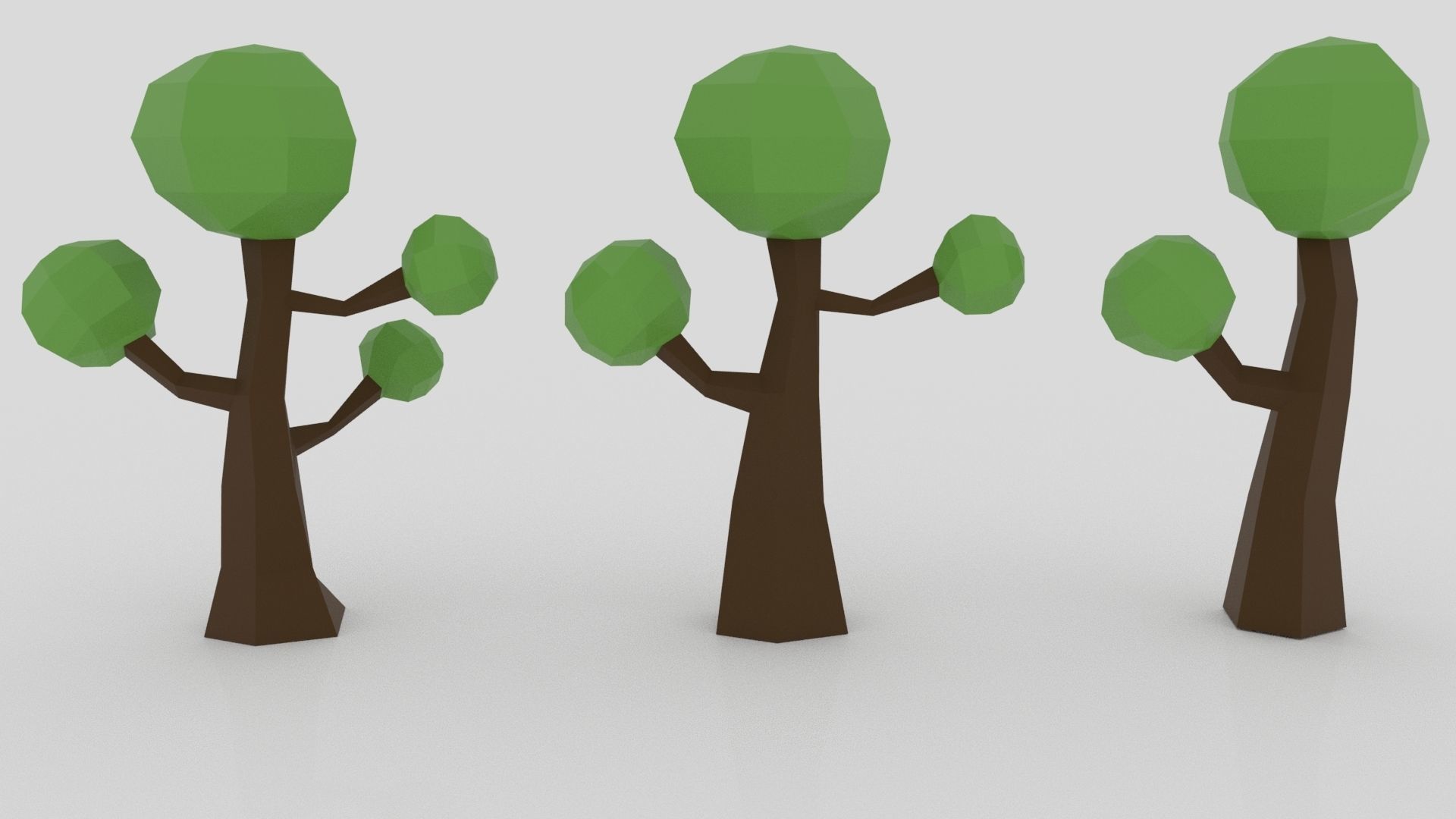 Low Poly Island Scene Low-poly 3D model_49