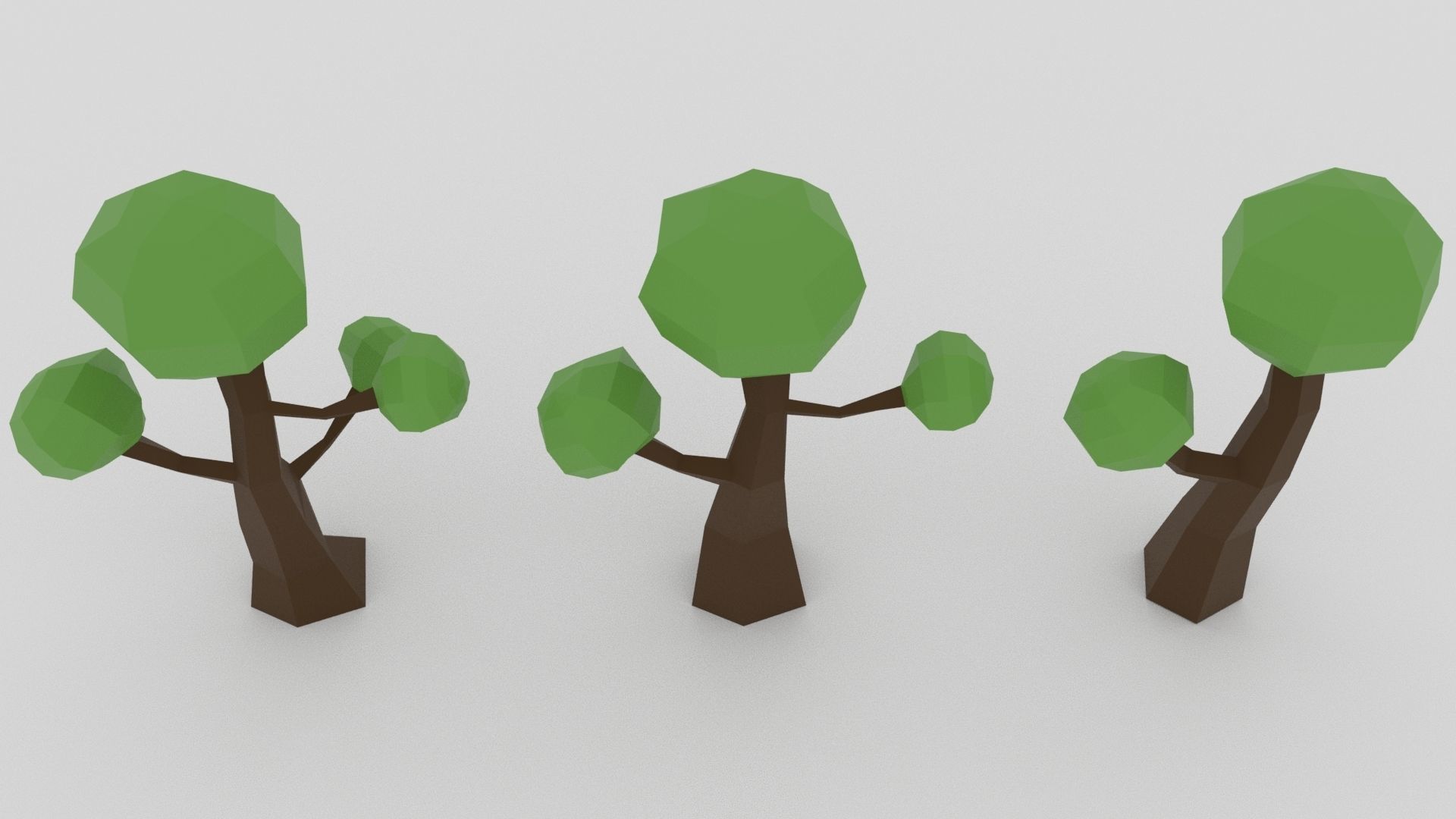 Low Poly Island Scene Low-poly 3D model_50