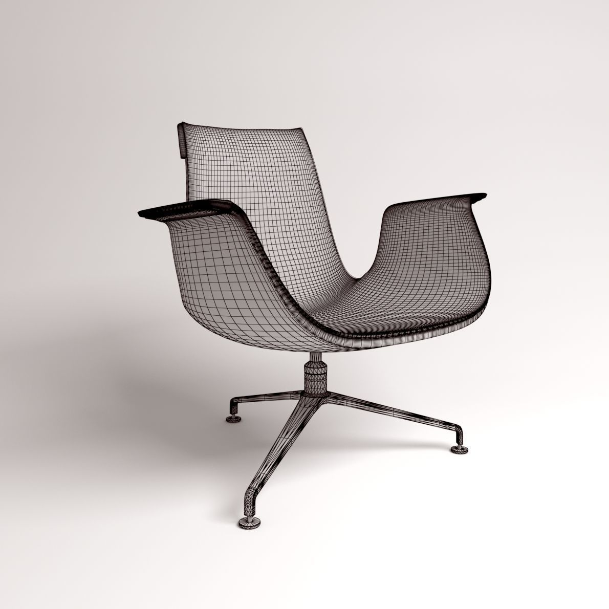 Chair FK Lounge from Walter Knoll 3D model_3