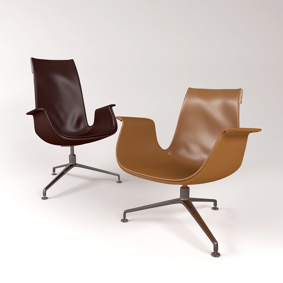 Chair FK Lounge from Walter Knoll 3D model_2