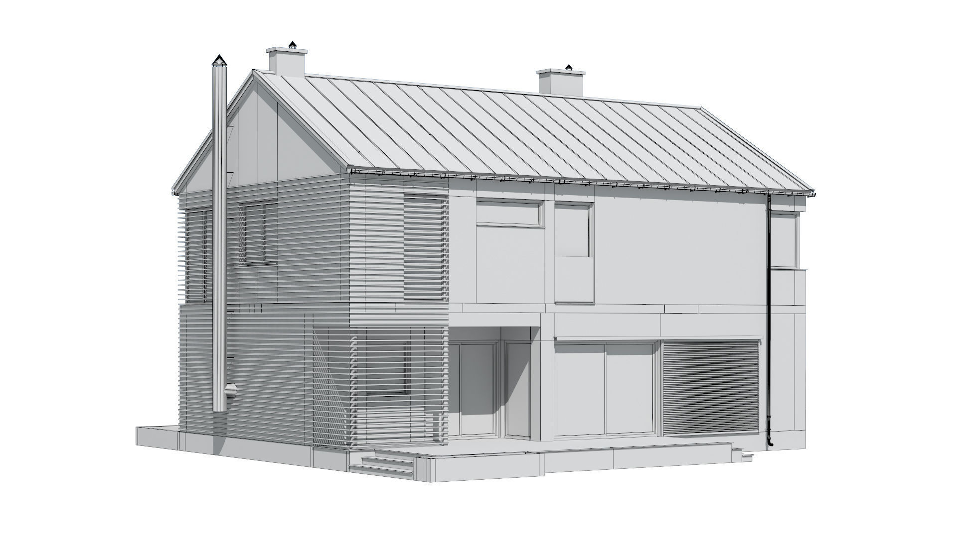 Cottage 020 3D model_7