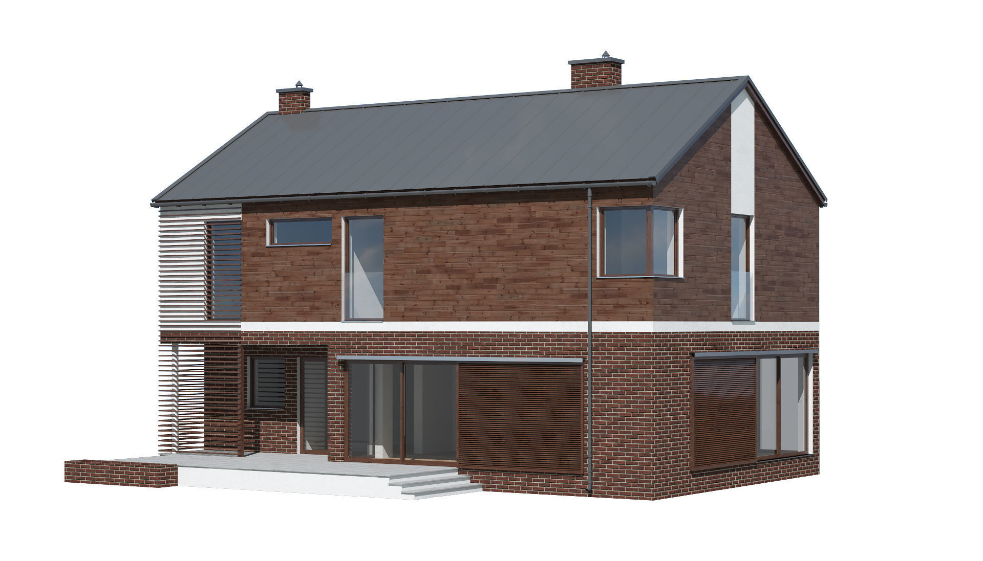 Cottage 020 3D model_4