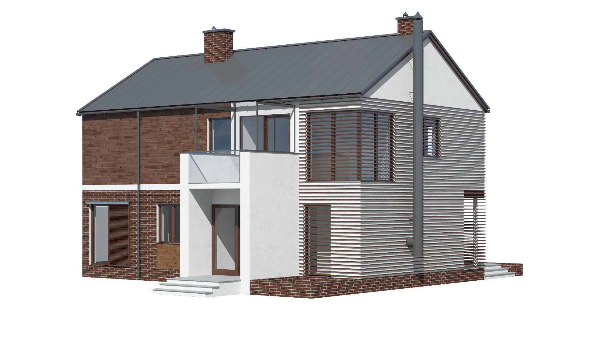 Cottage 020 3D model_2
