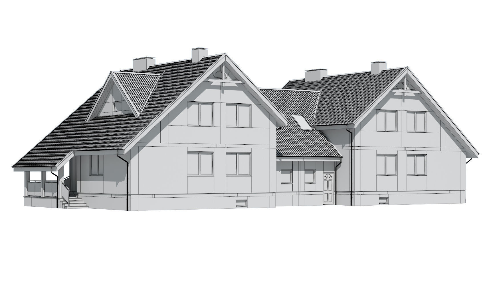 Cottage 018 3D model_7