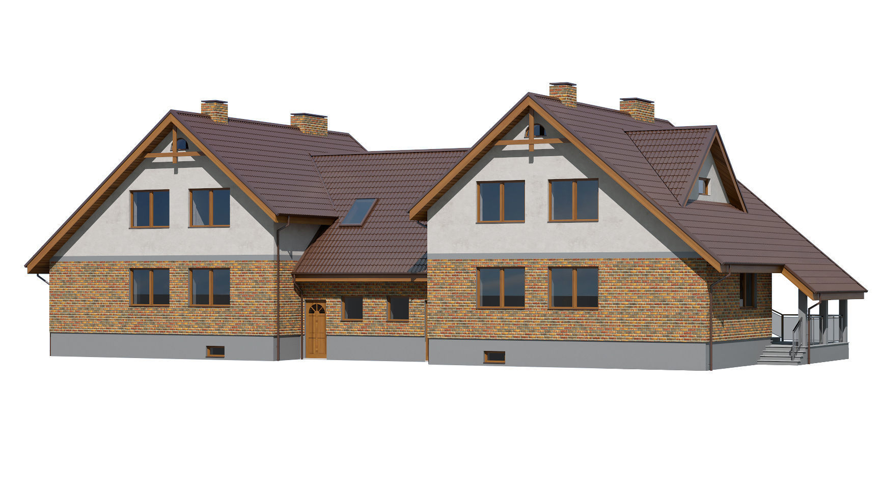 Cottage 018 3D model_4