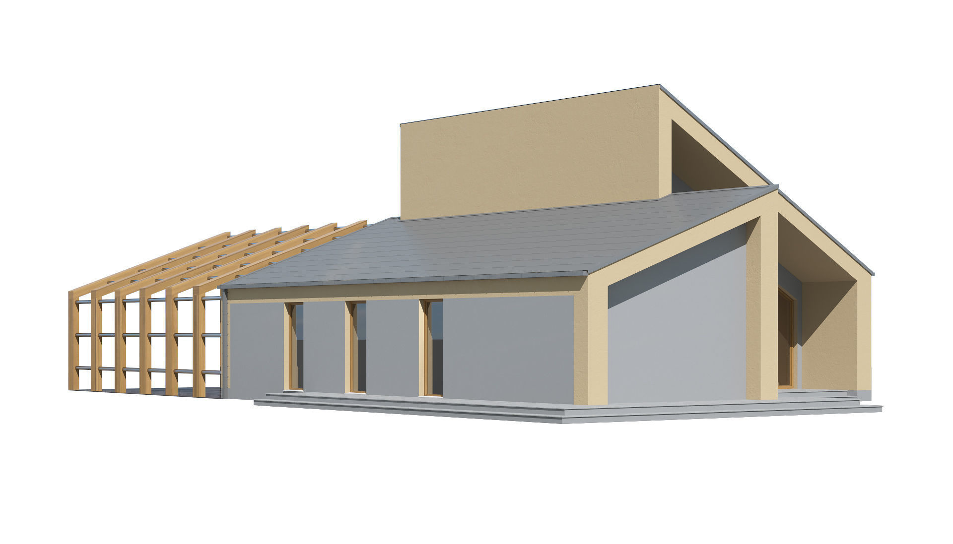 Cottage 017 3D model_3