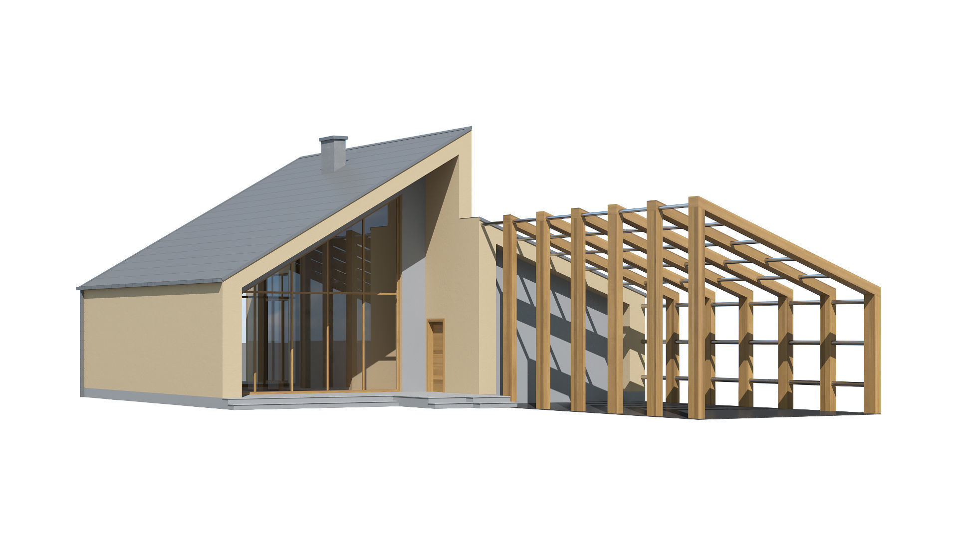 Cottage 017 3D model_1