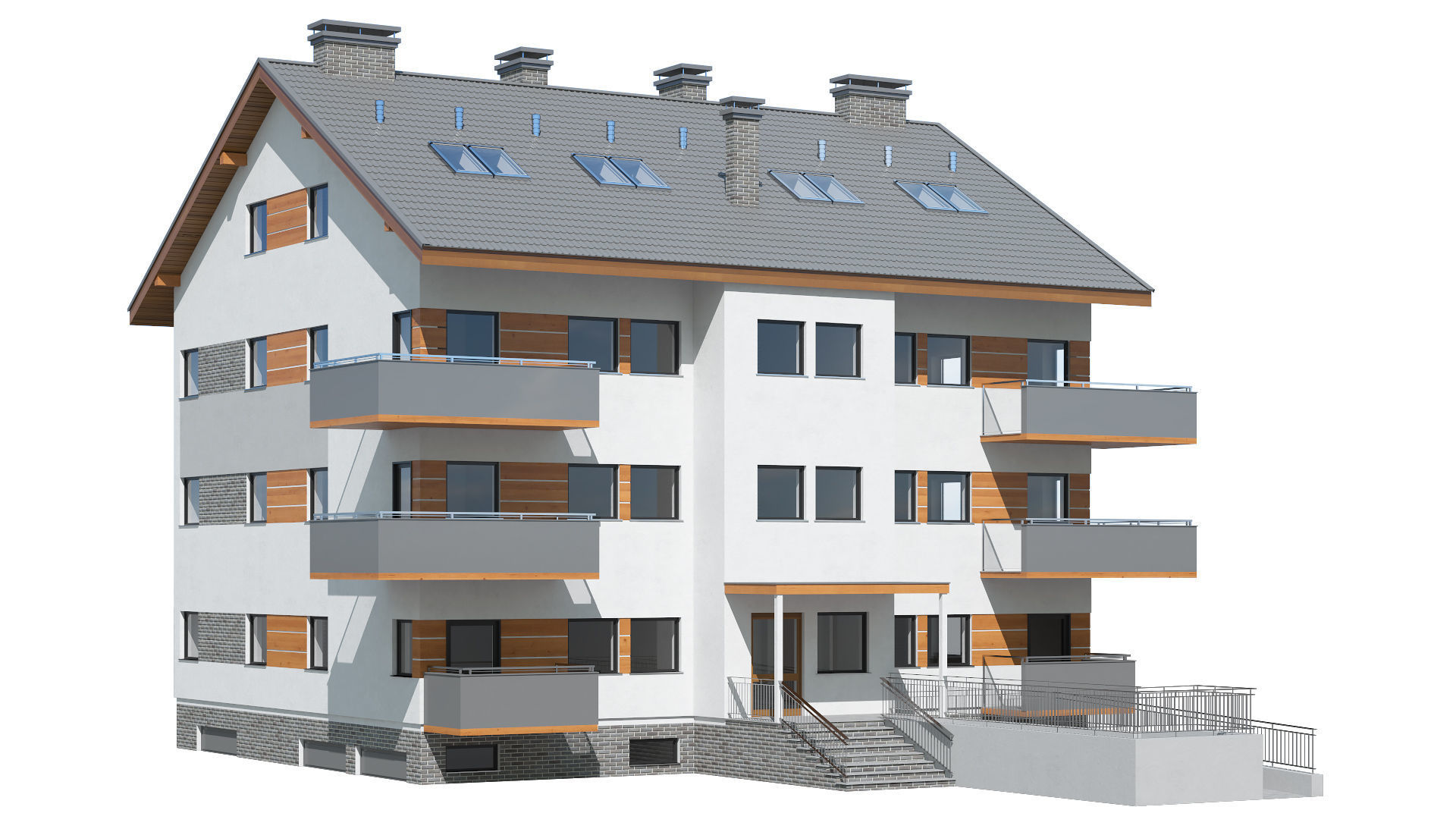 Cottage 016 3D model_1