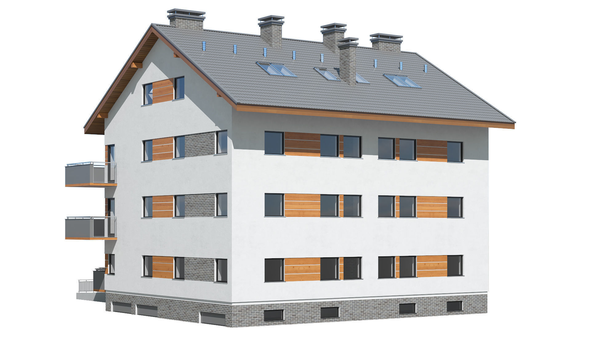 Cottage 016 3D model_3