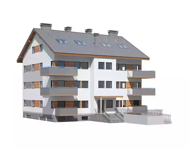 Cottage 016 3D model