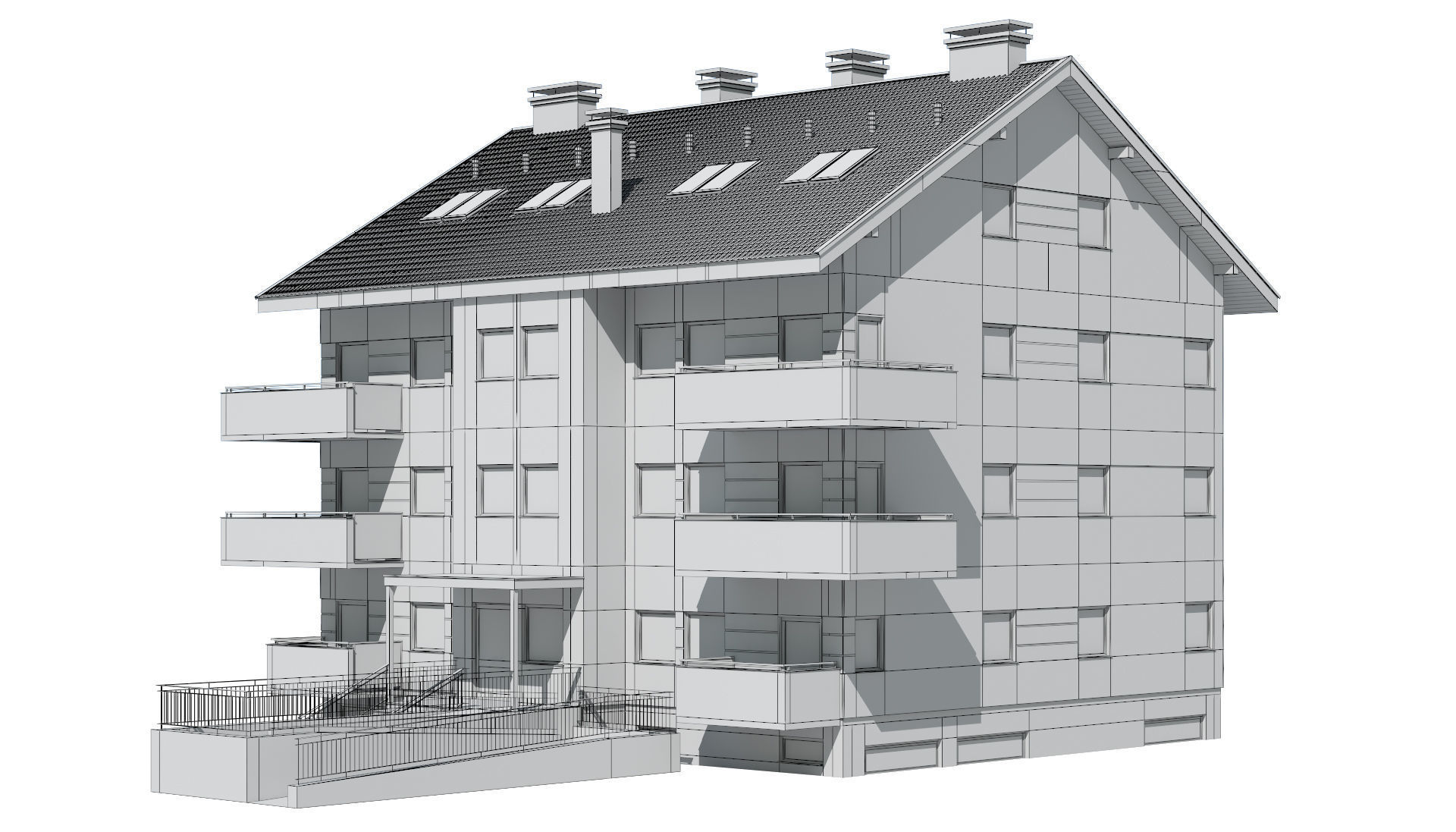 Cottage 016 3D model_6