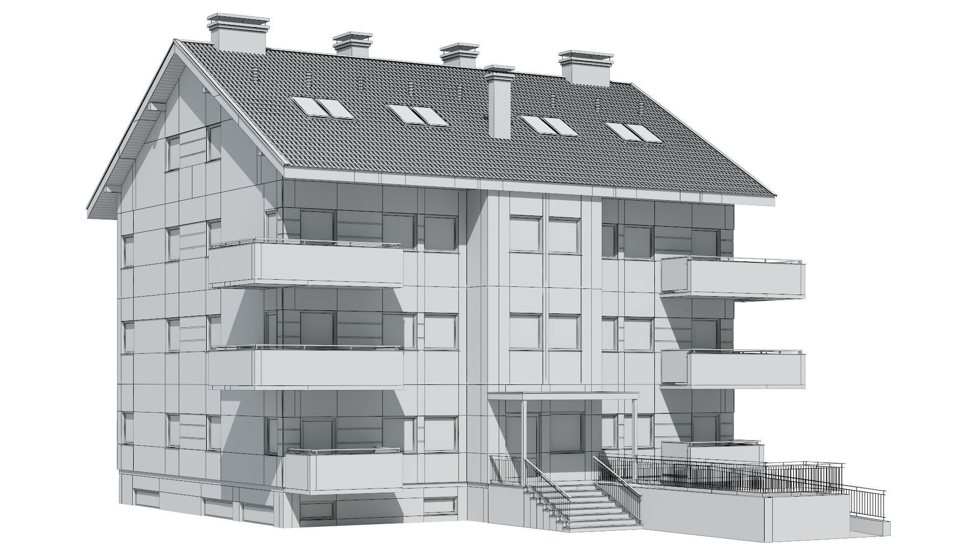 Cottage 016 3D model_5