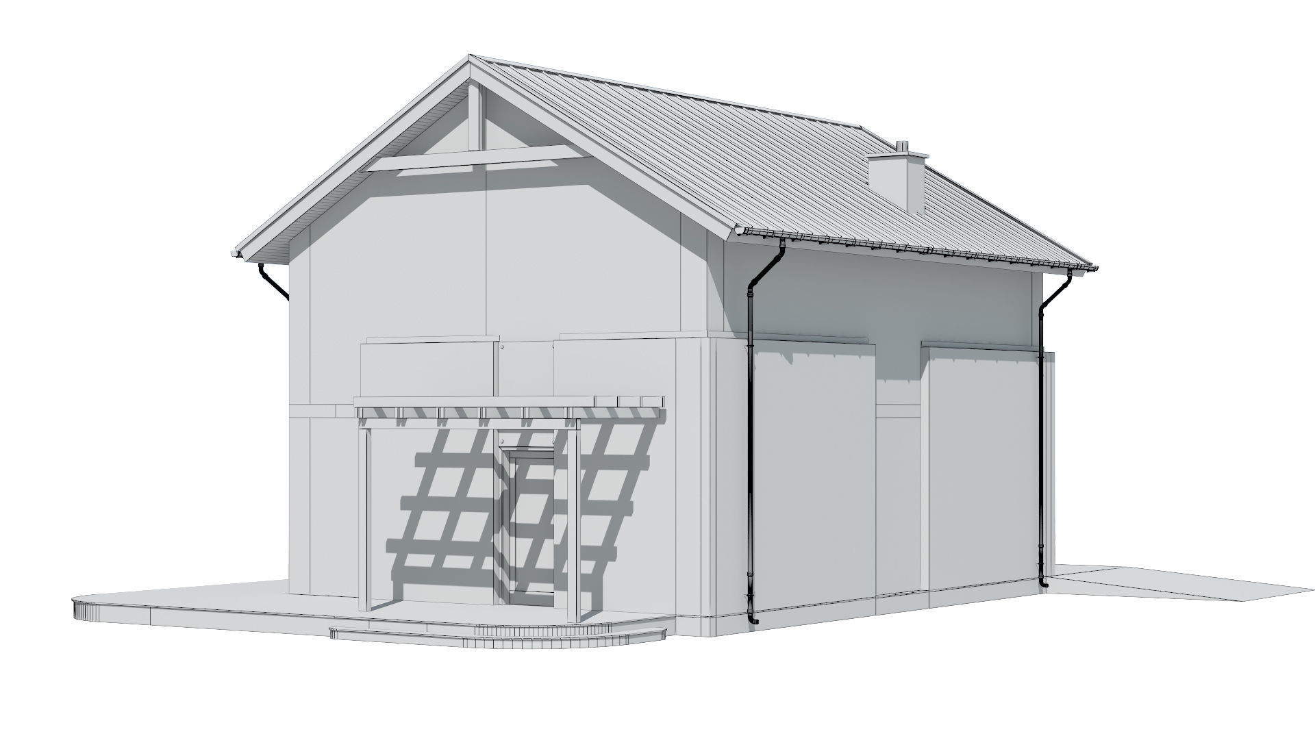 Cottage 015 3D model_8