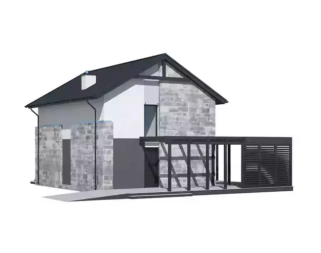 Cottage 015 3D model