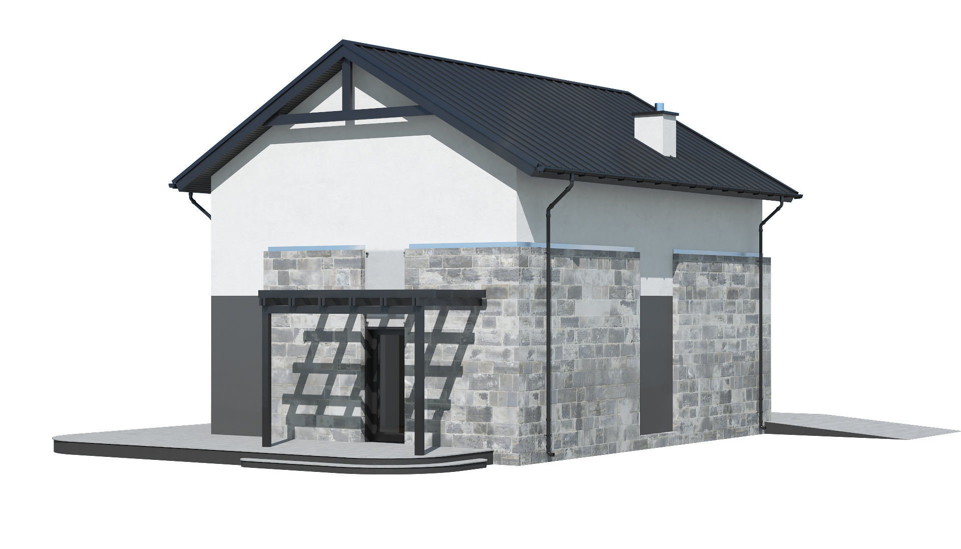 Cottage 015 3D model_4