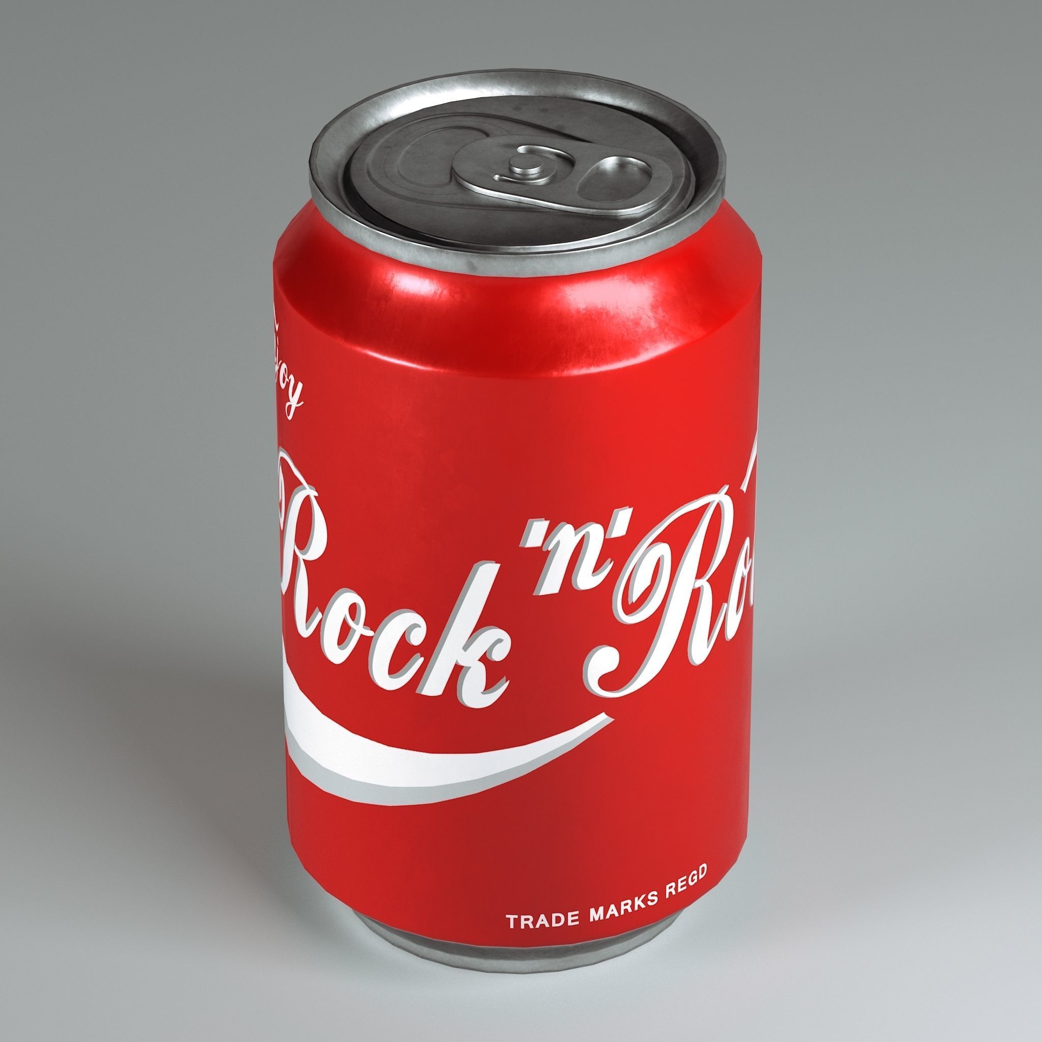 Soda Can VR AR low-poly 3D model Low-poly 3D model_1