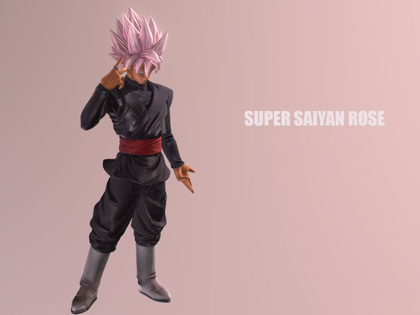Super Saiyan Rose 3D model_17