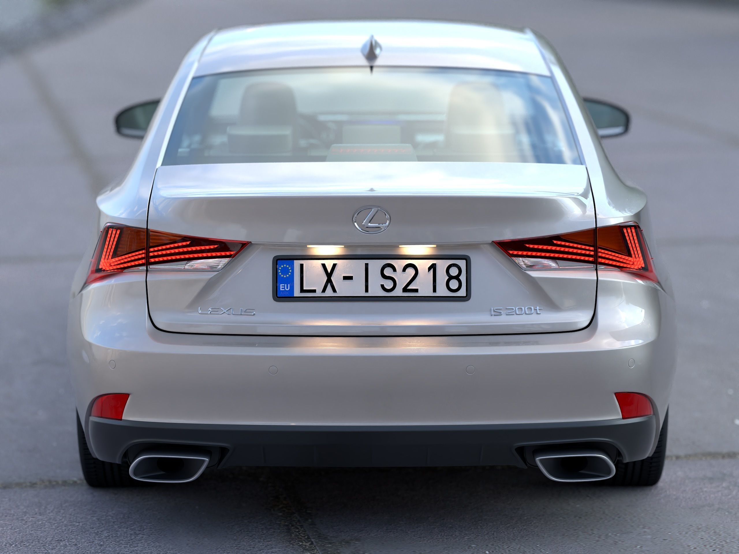 Lexus IS 2018 3D model_4