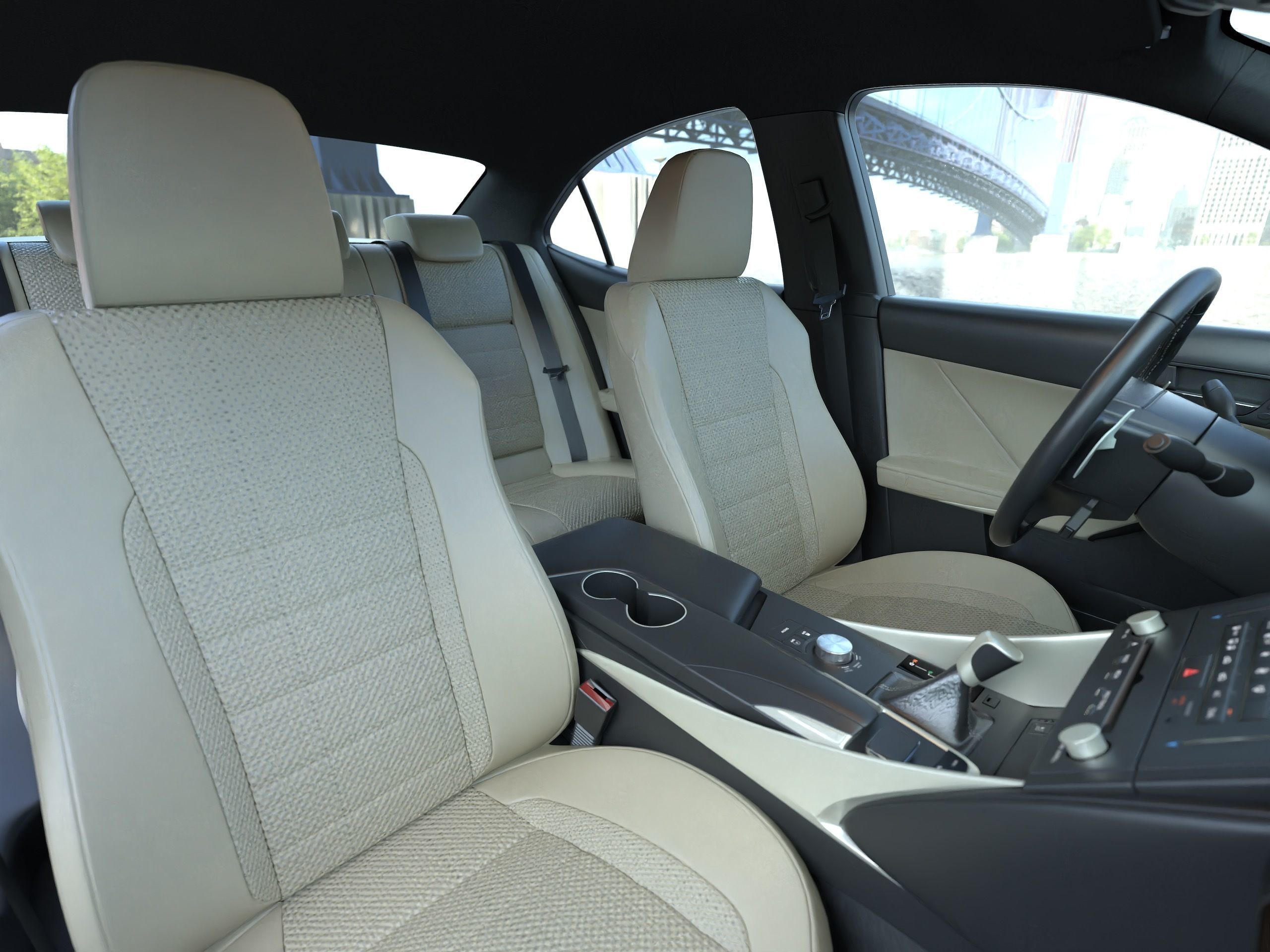 Lexus IS 2018 3D model_10