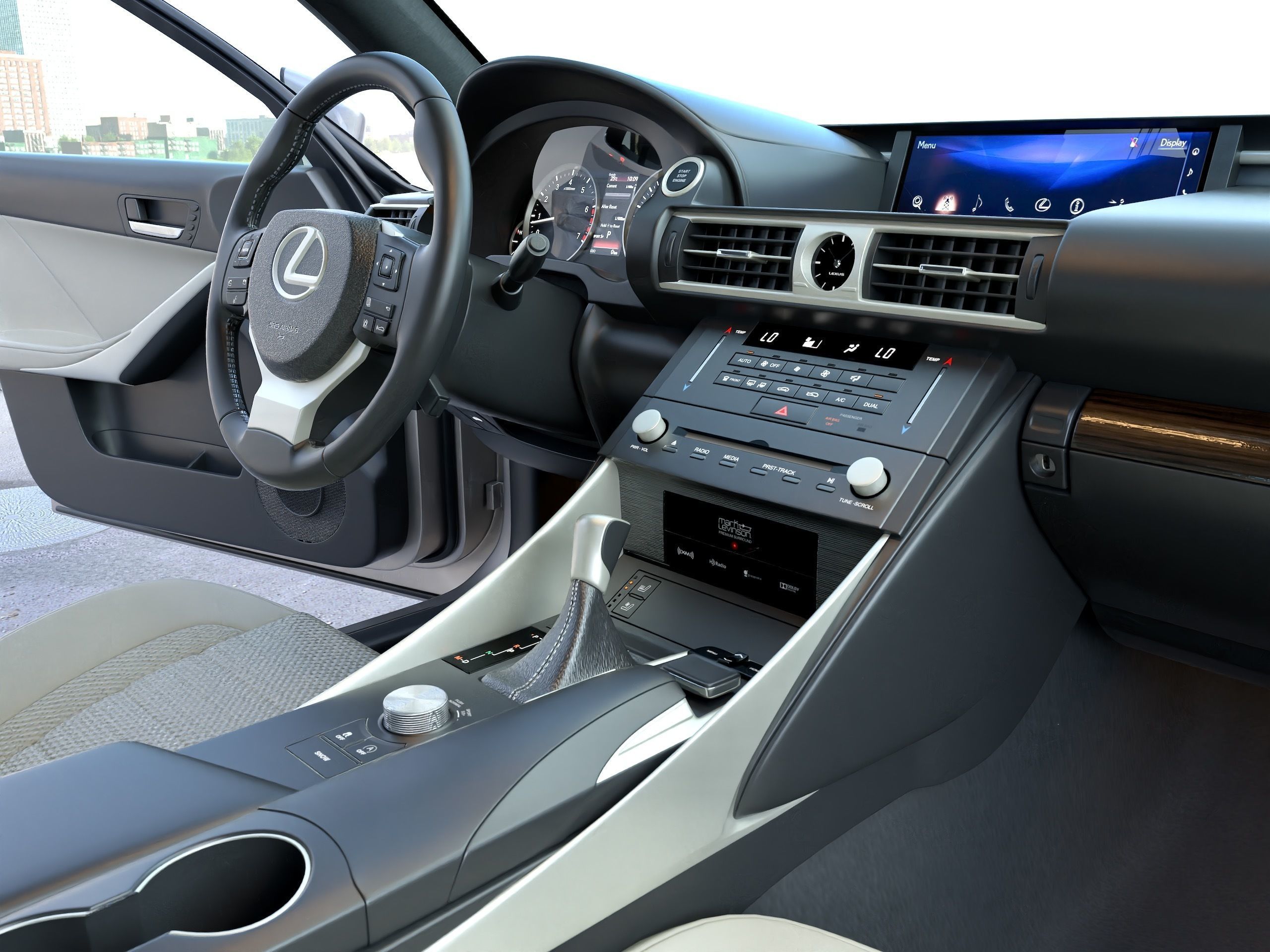 Lexus IS 2018 3D model_9