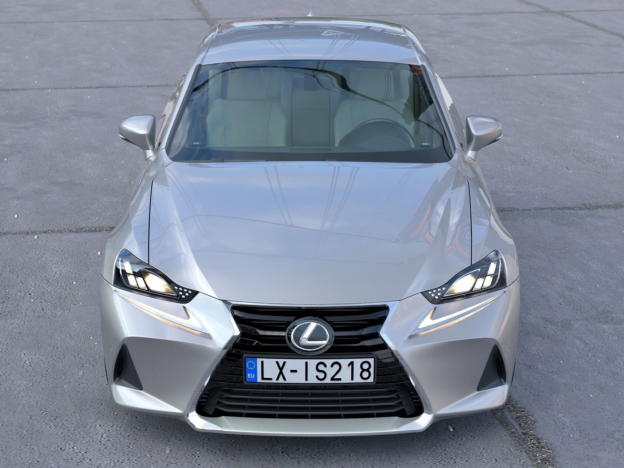 Lexus IS 2018 3D model_2
