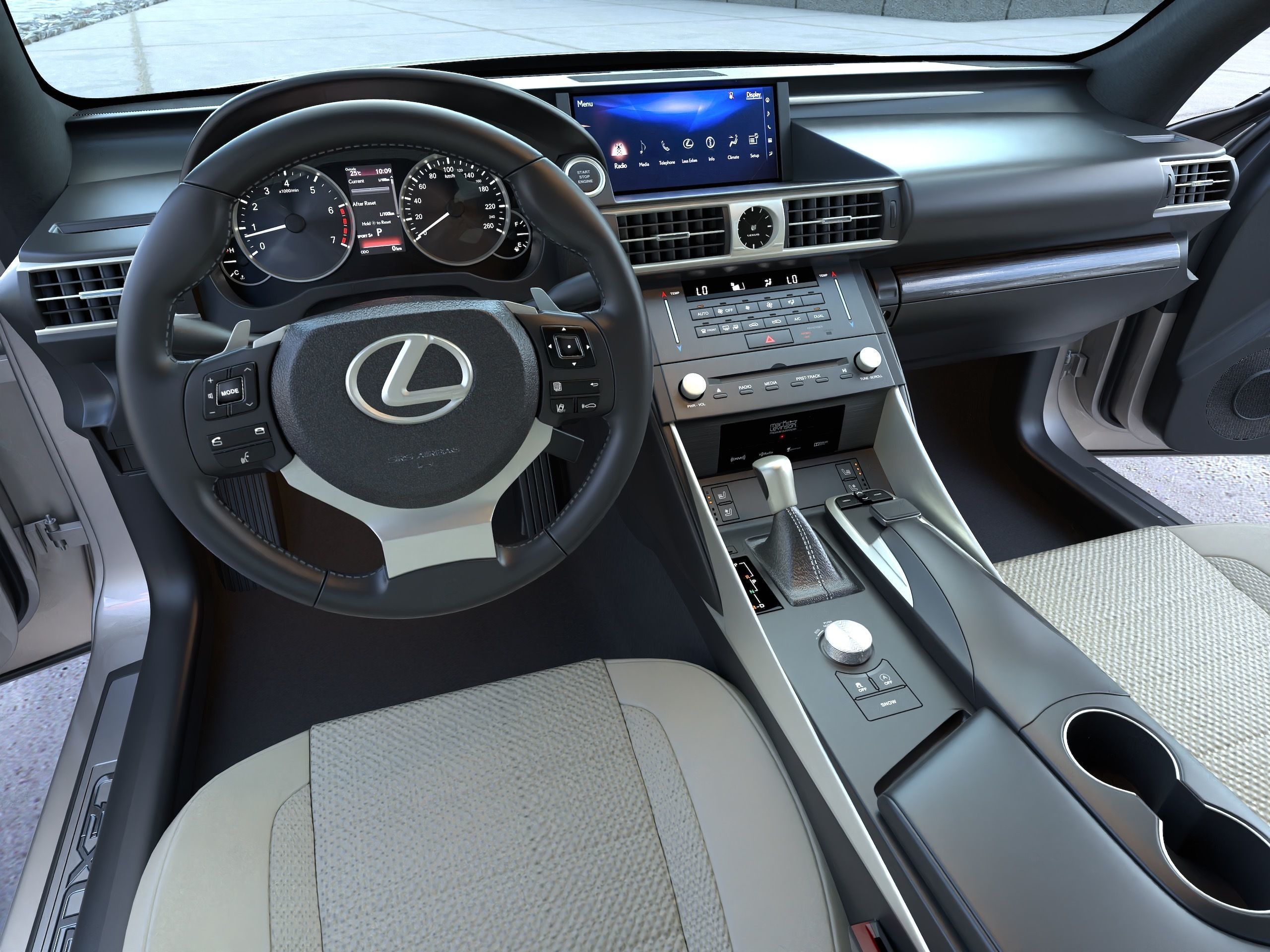 Lexus IS 2018 3D model_8