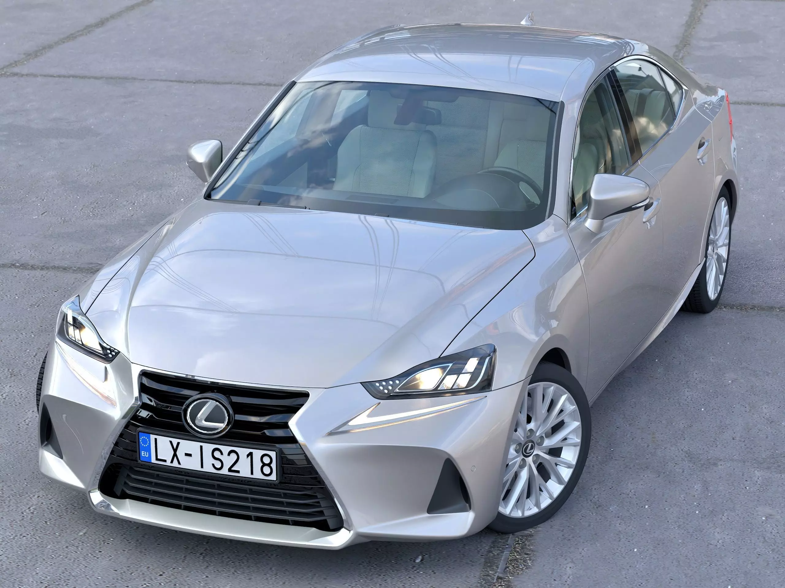Lexus IS 2018 3D model_0