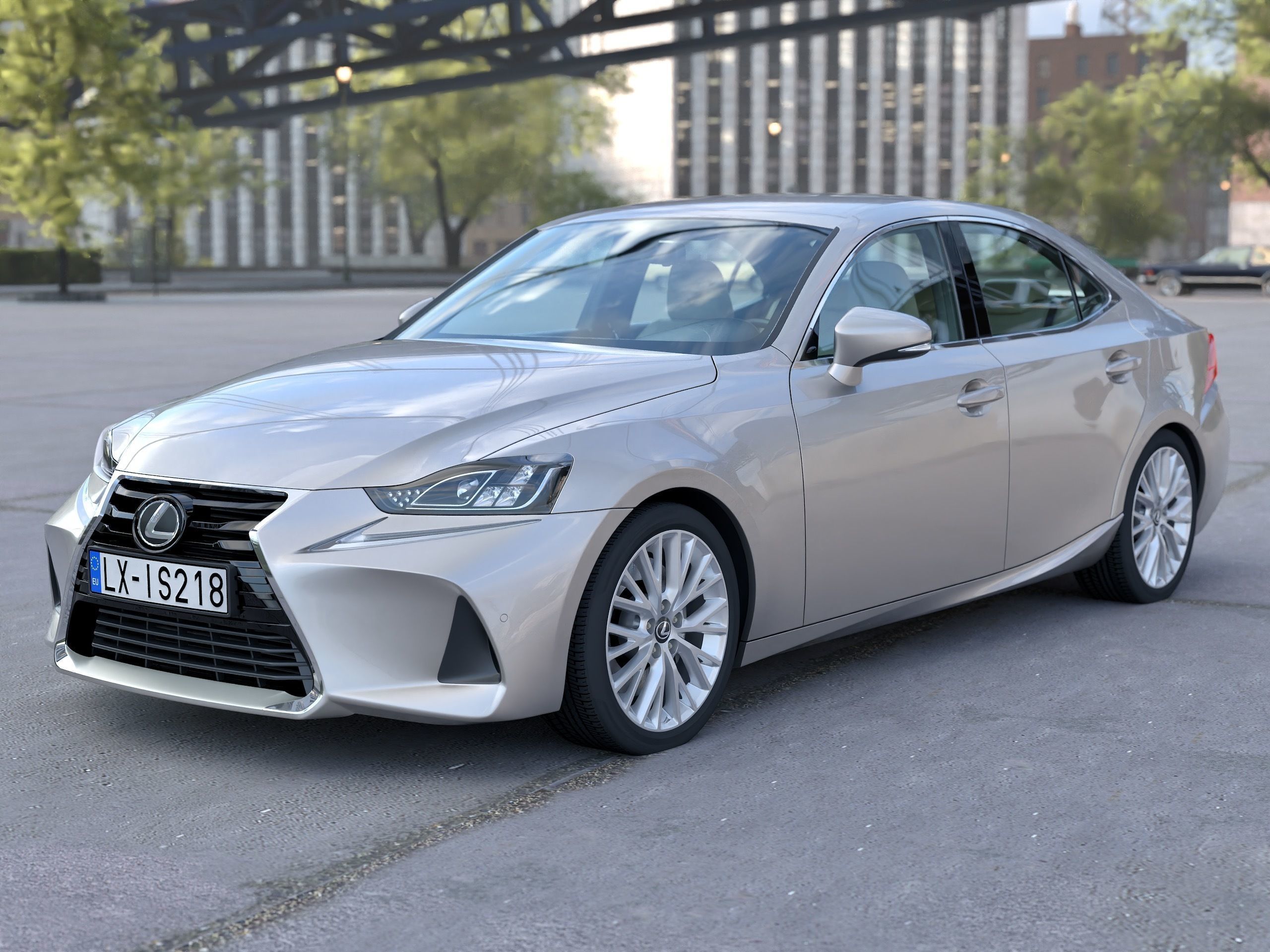 Lexus IS 2018 3D model_5