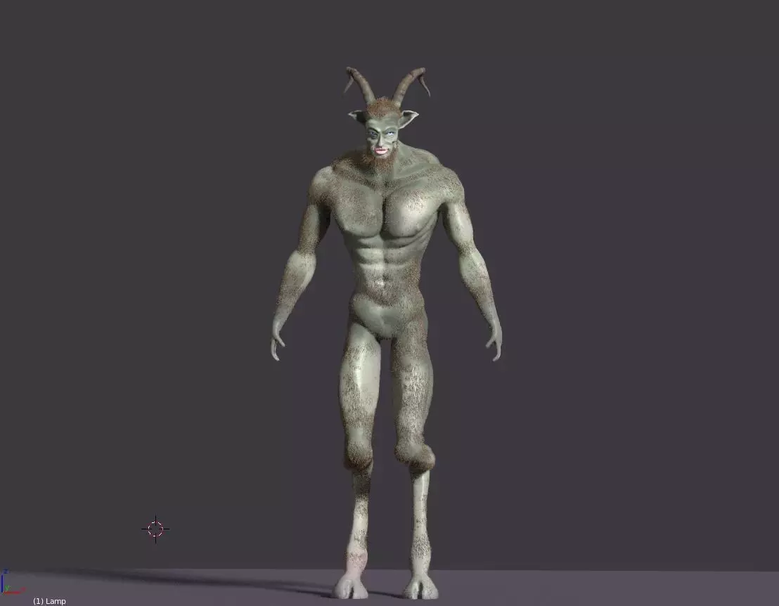 faun mythological creature 3D model