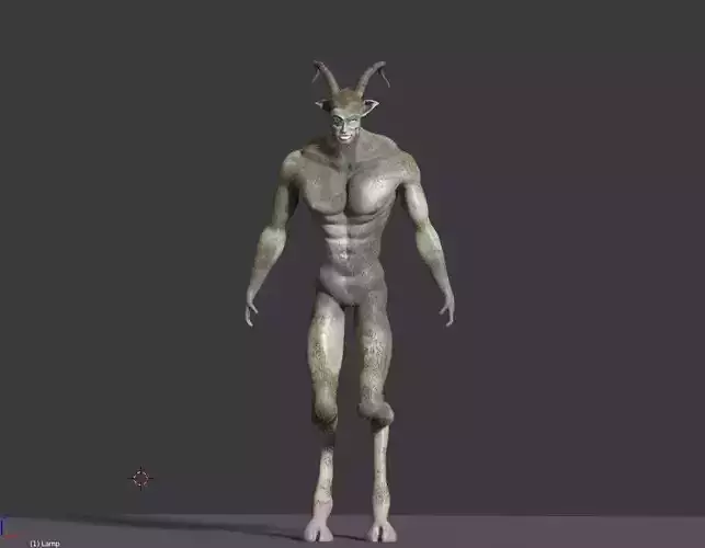faun mythological creature 3D model