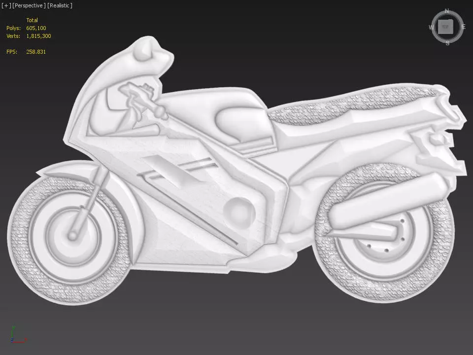 Moto v2 Suitable for embossing Hot Foil Technique 3D model