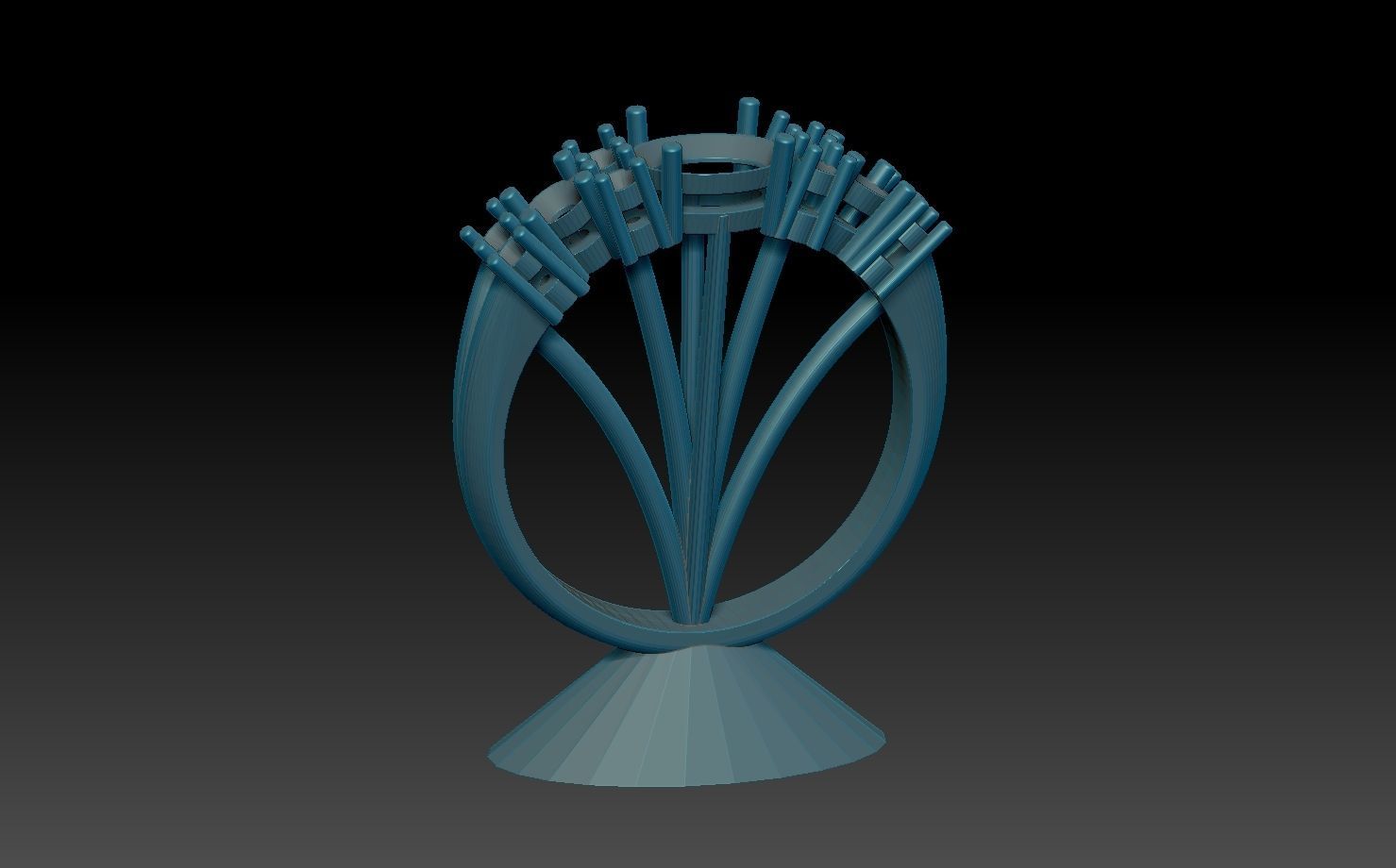  Ring Michelle  3D print model_3