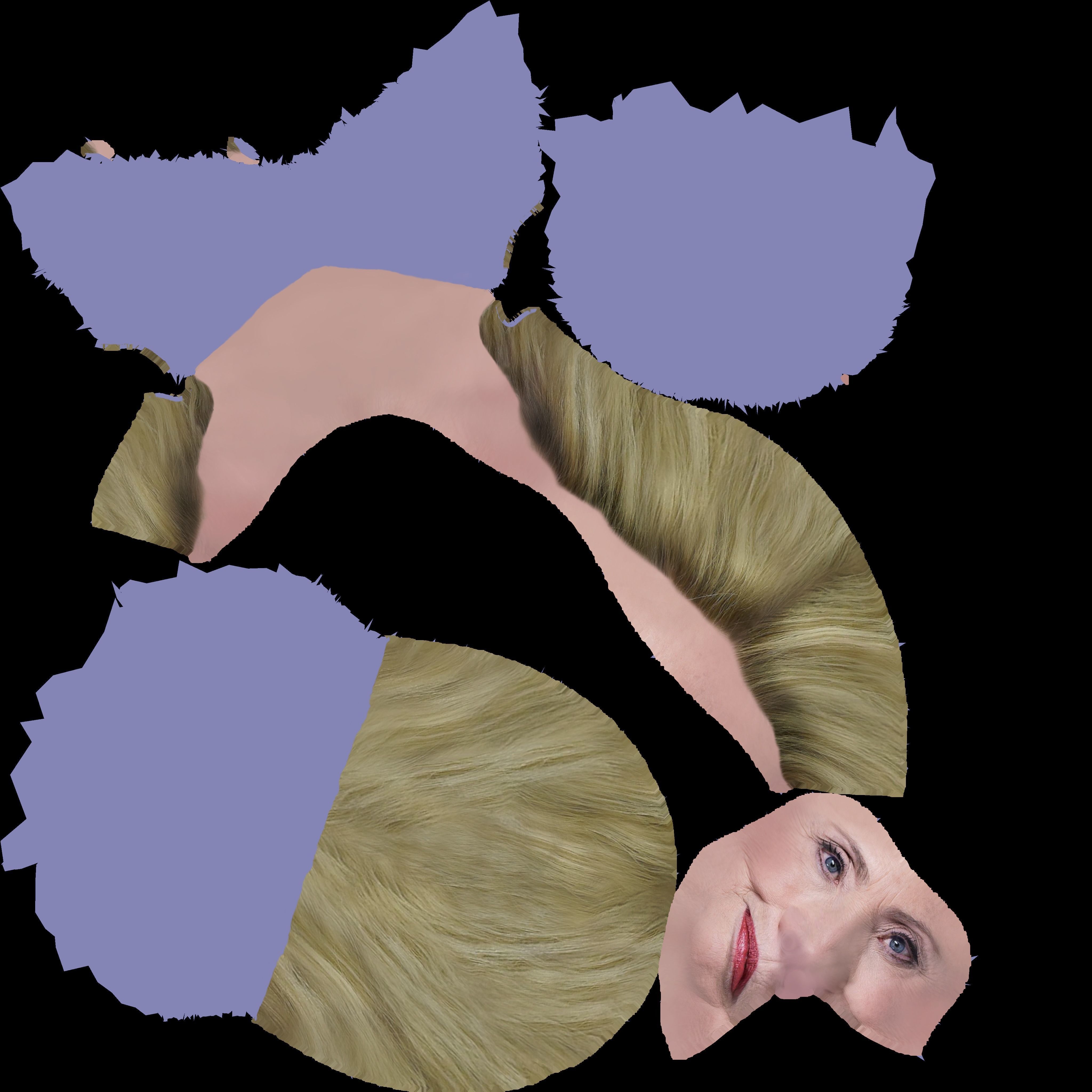 Hillary Clinton bust ready for full color 3D printing 3D print model_57