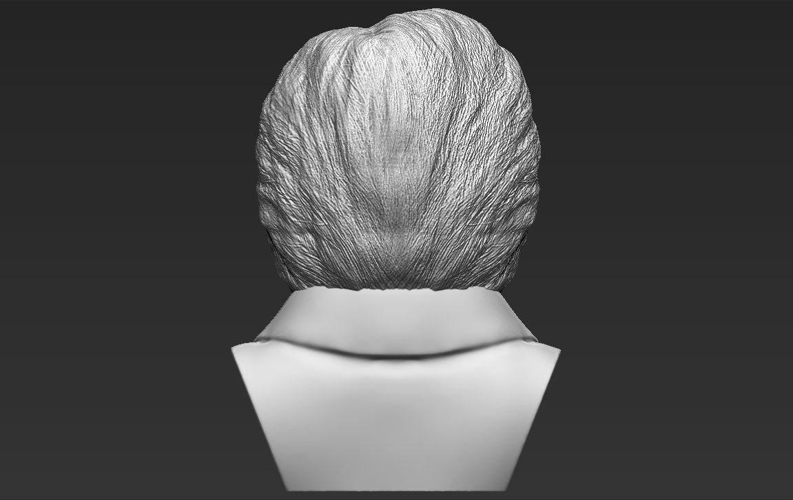 Hillary Clinton bust ready for full color 3D printing 3D print model_34
